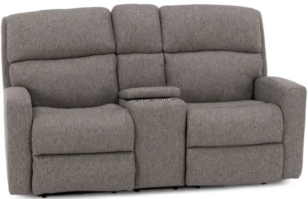 Score Fully Loaded Reclining Console Loveseat