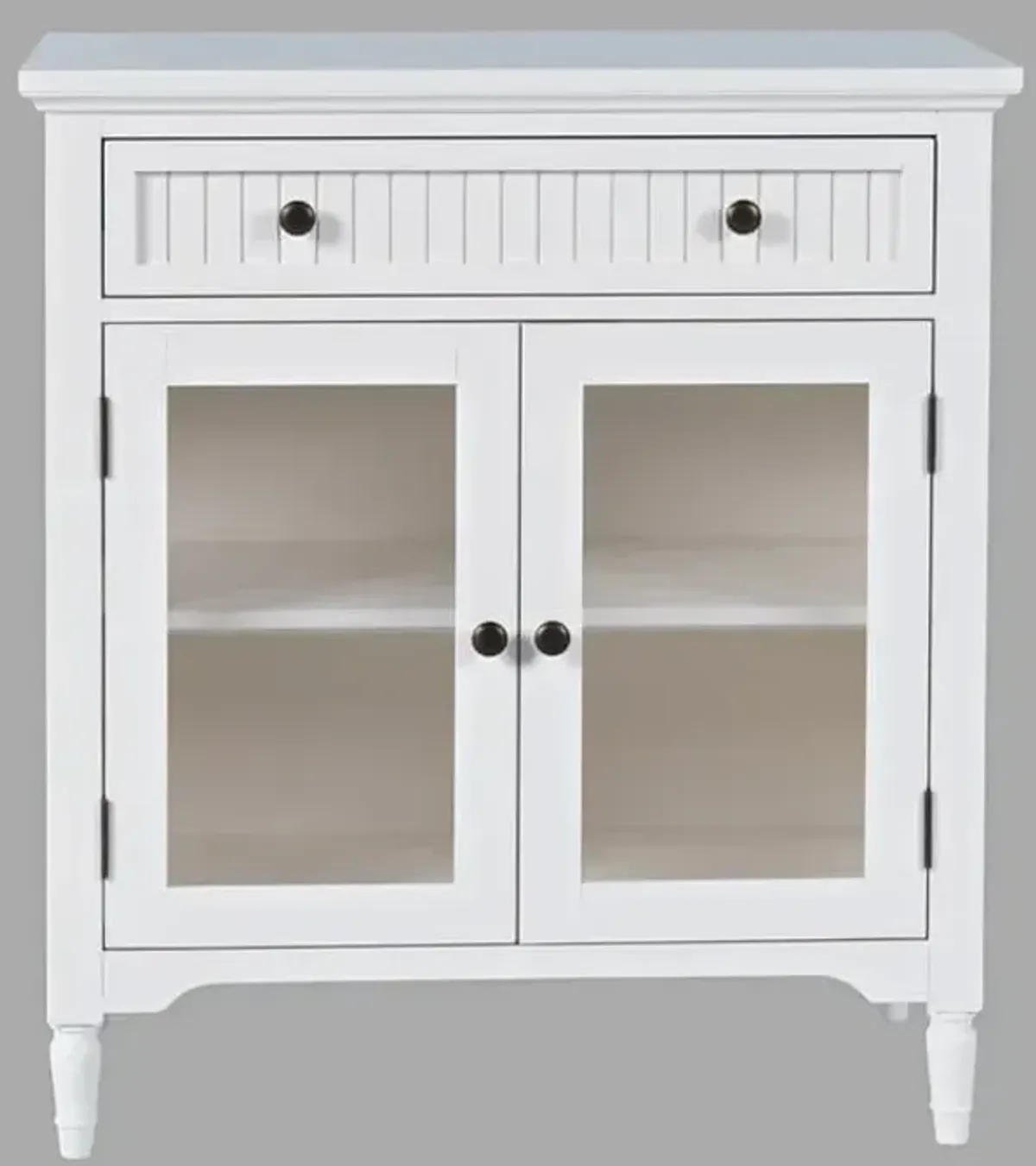 Cotey White 2 Door Accent Cabinet