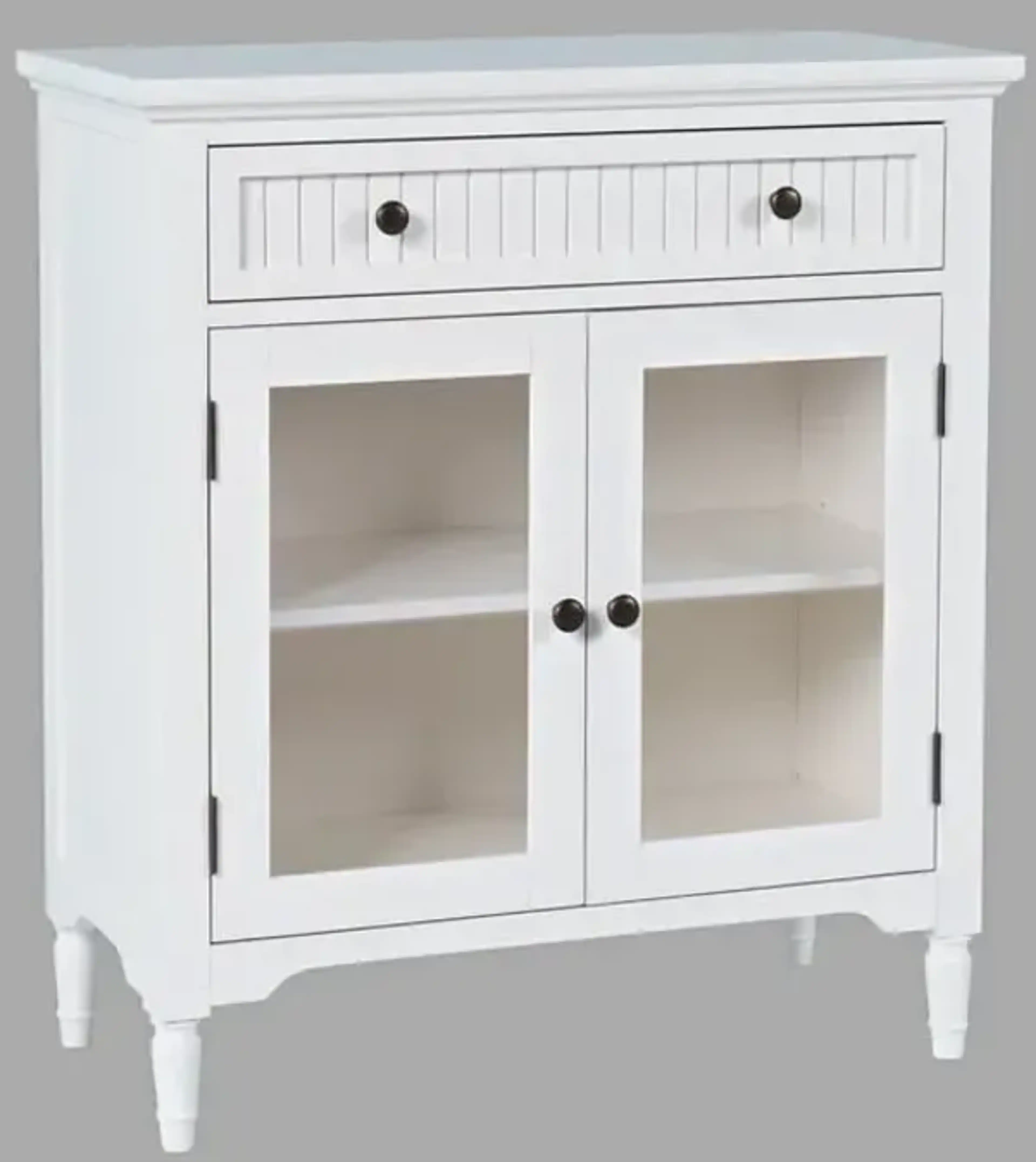 Cotey White 2 Door Accent Cabinet | Furniture.com