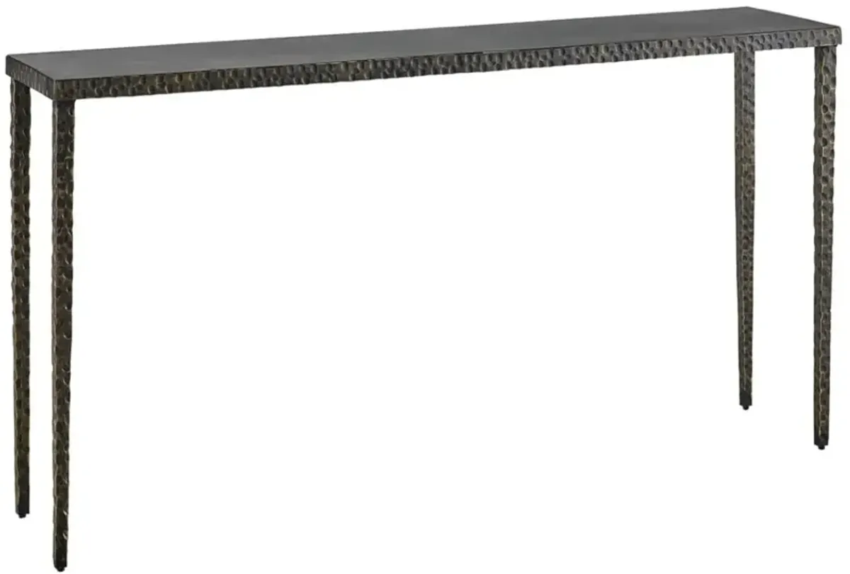 Iron Forge Minimalist Console Table