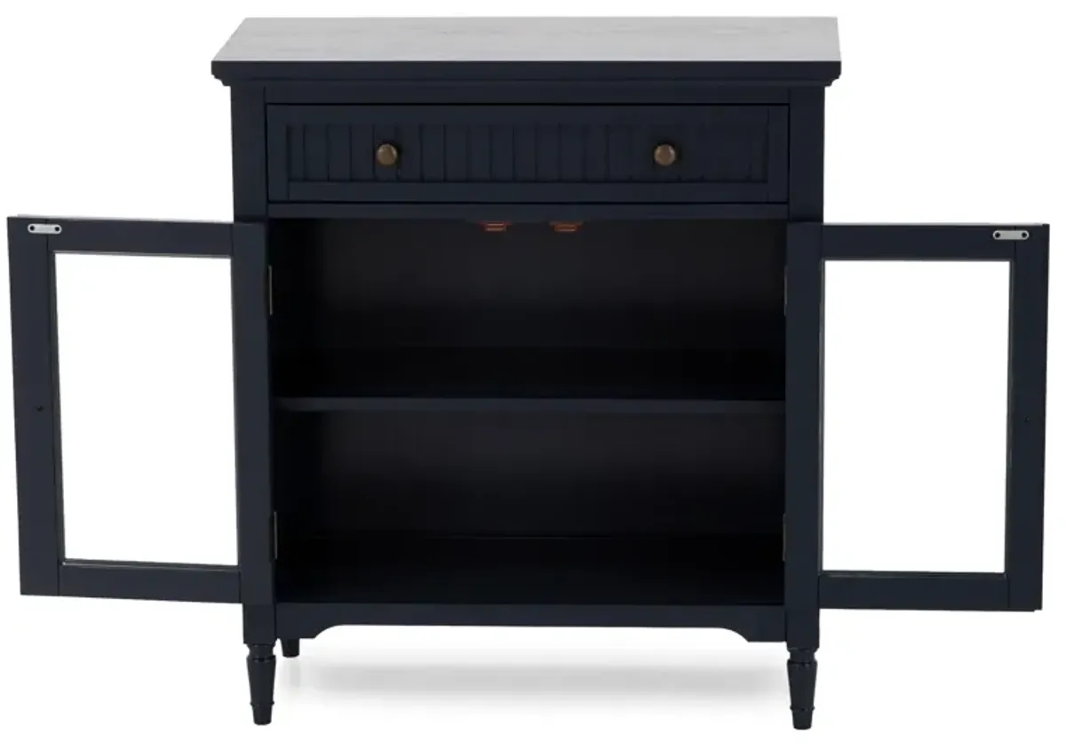 Cotey Navy 2 Door Accent Cabinet
