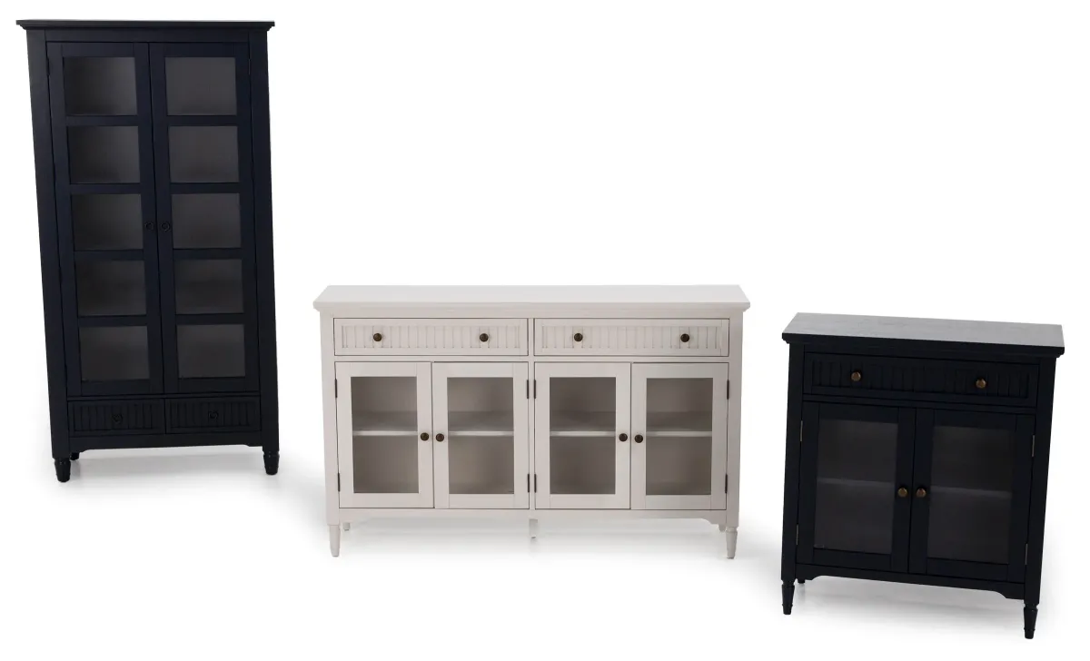Cotey Navy 2 Door Accent Cabinet