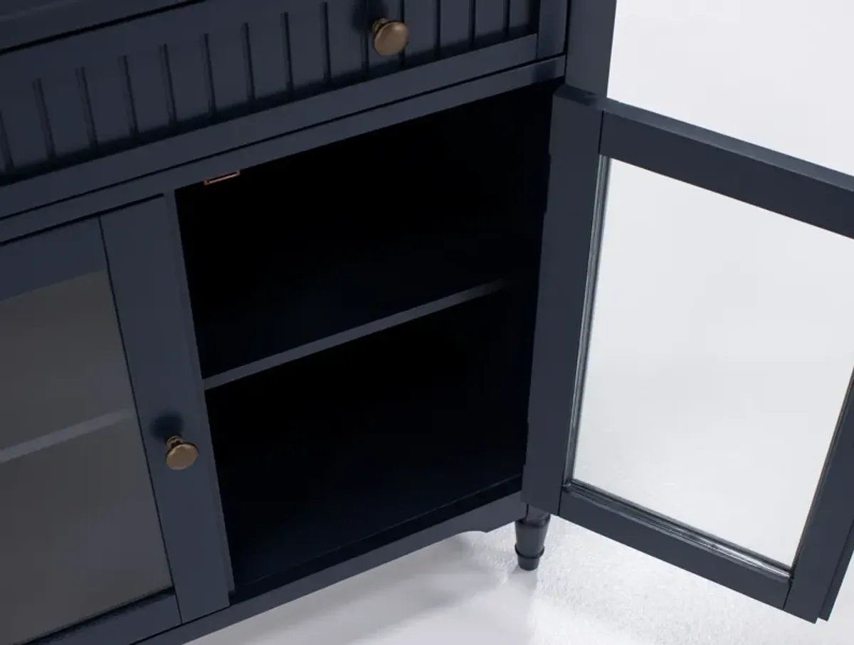 Cotey Navy 2 Door Accent Cabinet