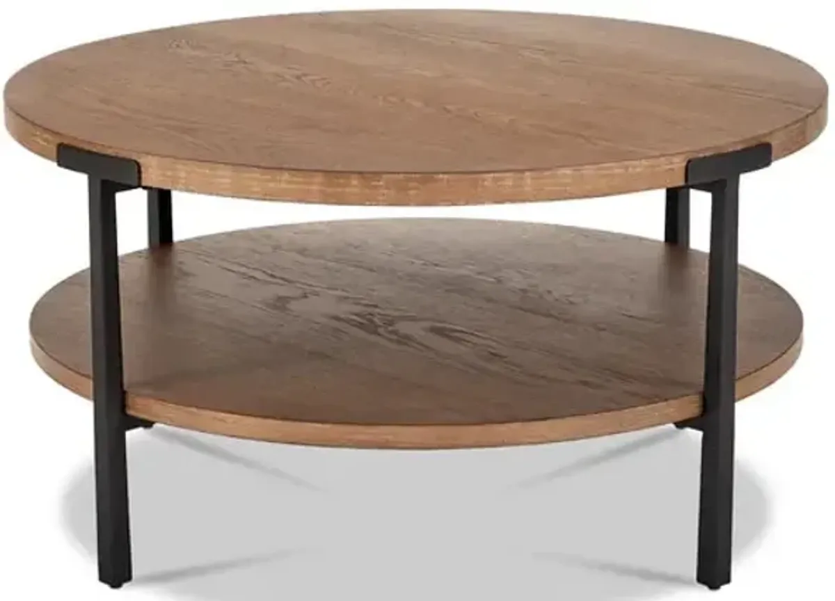 Millwork Round Cocktail Table