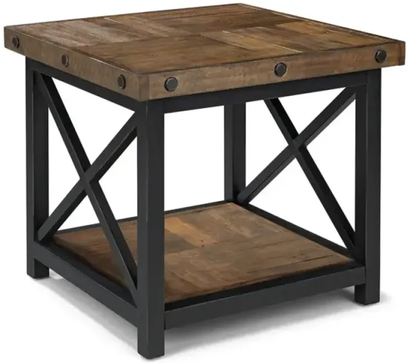 Carpenter Dark Brown Lamp Table