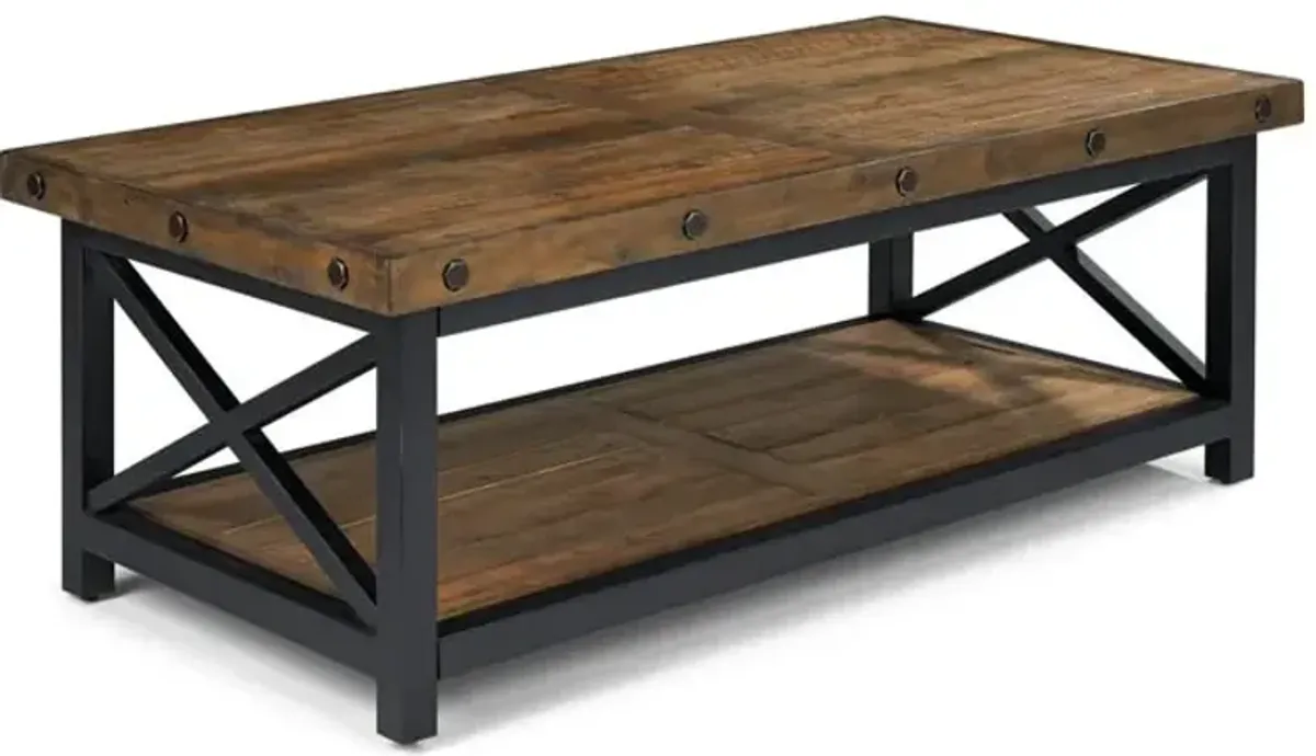 Carpenter Dark Brown Rectangle Cocktail