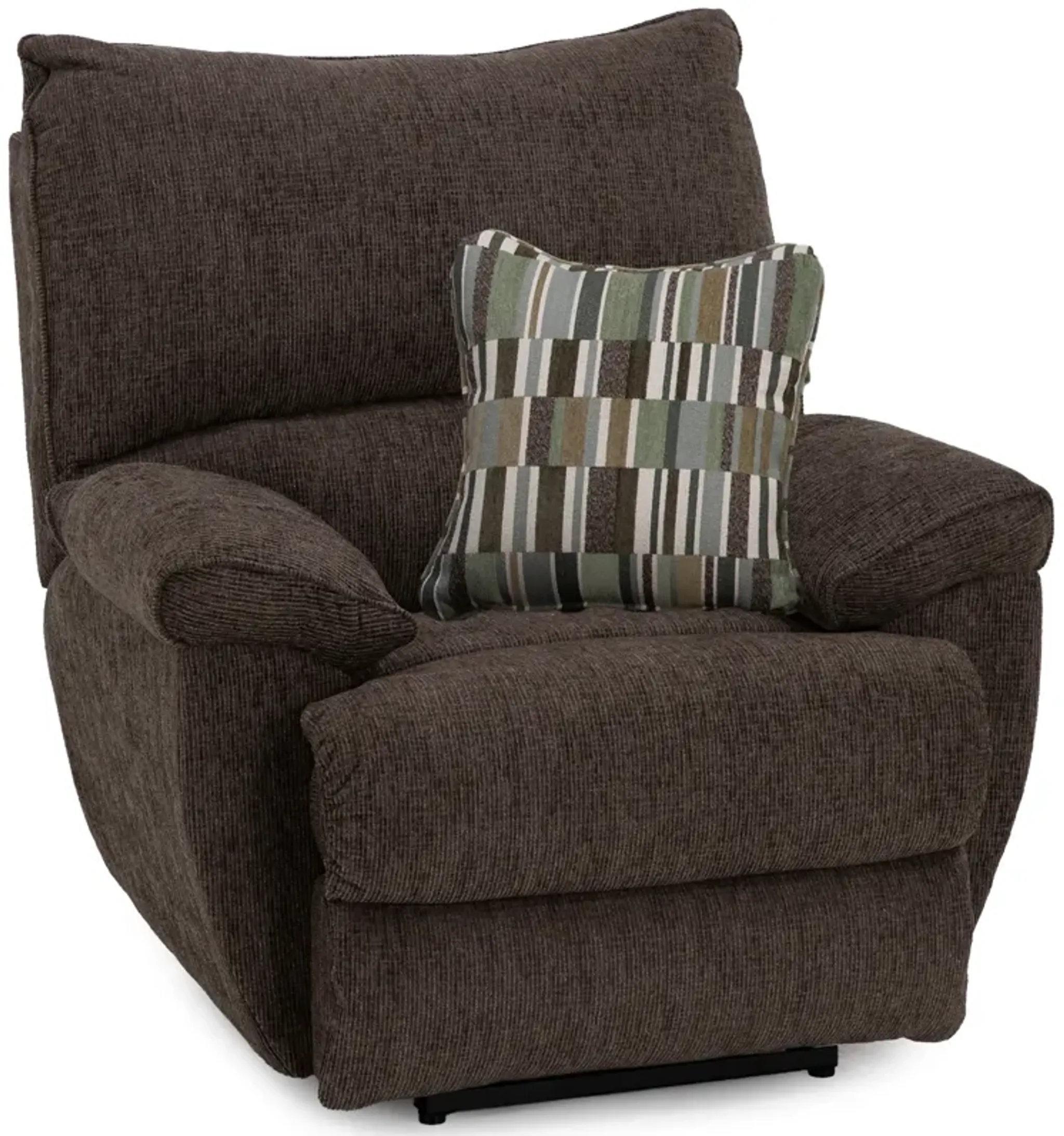 Leonardo Power Recliner in Chocolate | Furniture.com