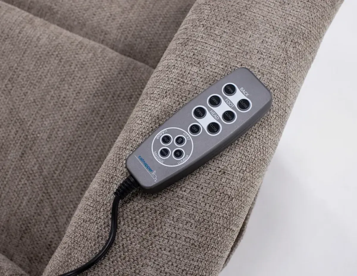 Noah Fully Loaded Lay flat Recliner With Heat And Massage in Java