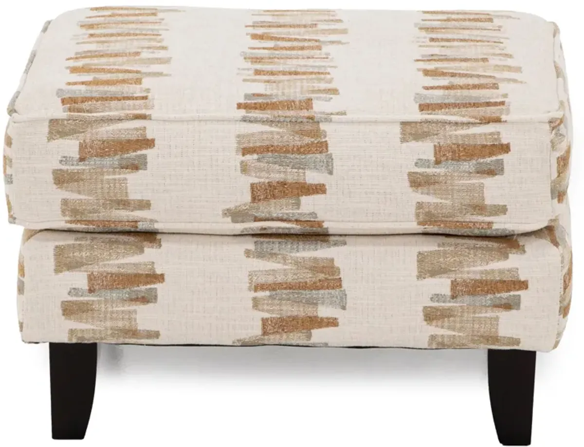 Autumn Accent Ottoman in Desert