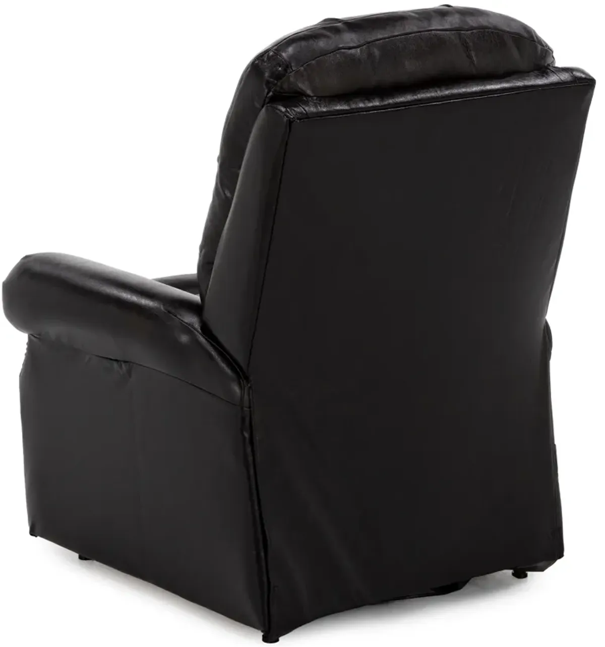 Murray Leather Tufted Lay Flat Lift Chair With Heat And Massage in Chocolate