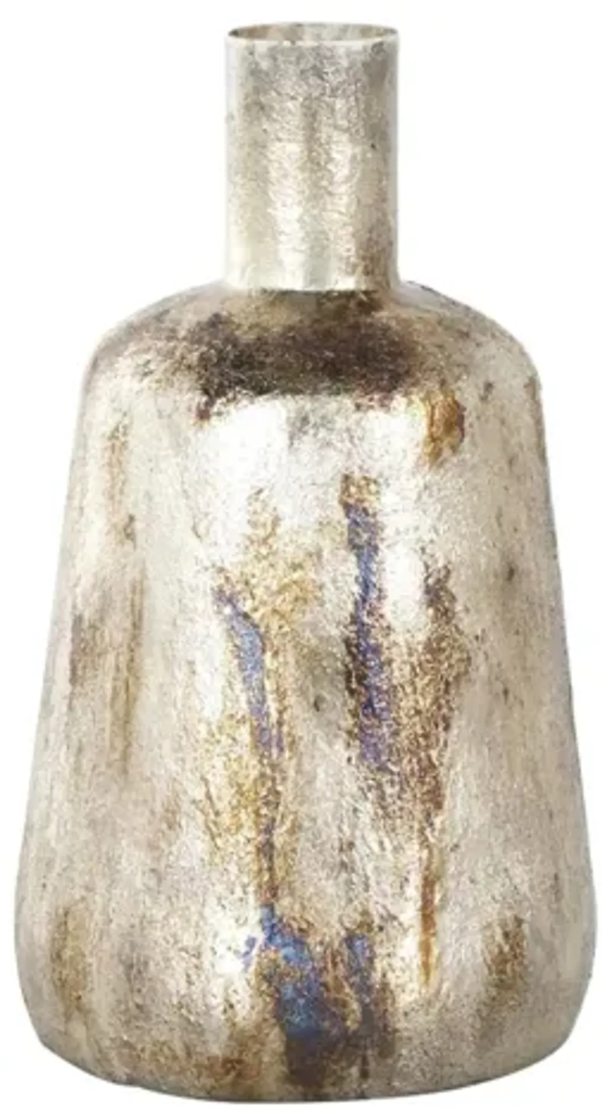 Bronze Metal Foiled Vase 7"W x 12"H