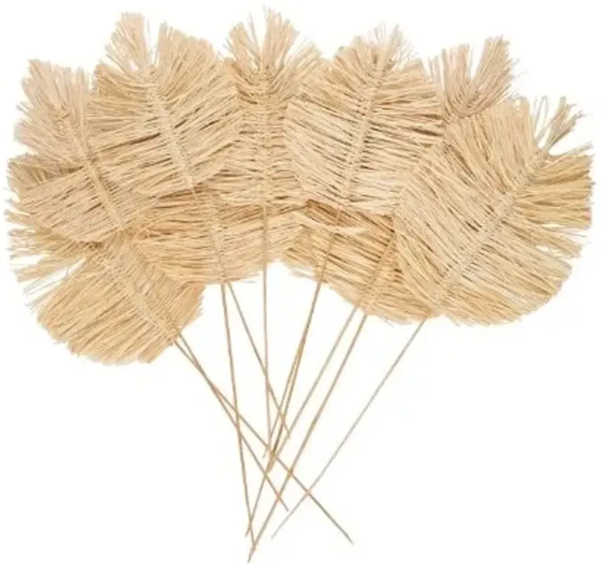 Natural Leaf Spear Stems Bundle 17"W x 32"H