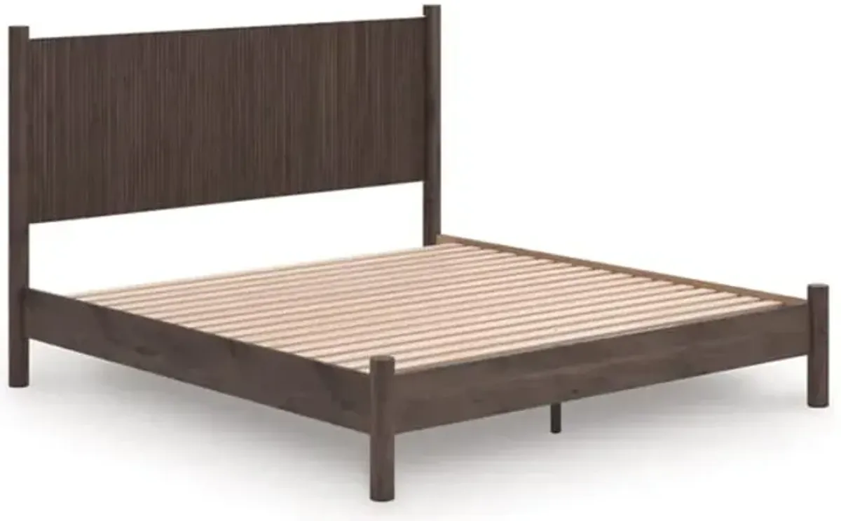 Tessa King Panel Platform Bed