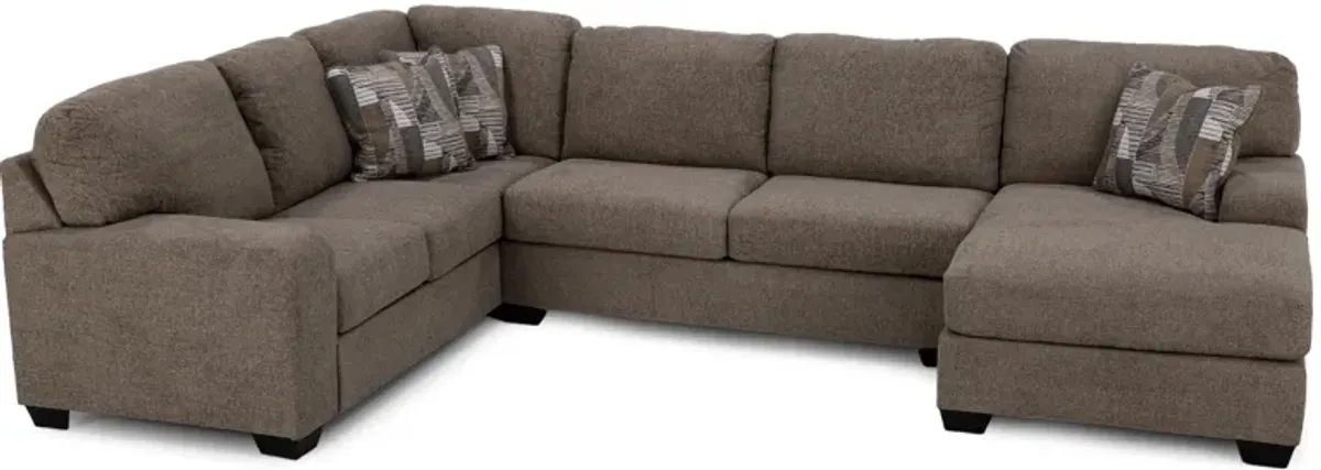 Skylar 3-Pc. Sectional in Hemp