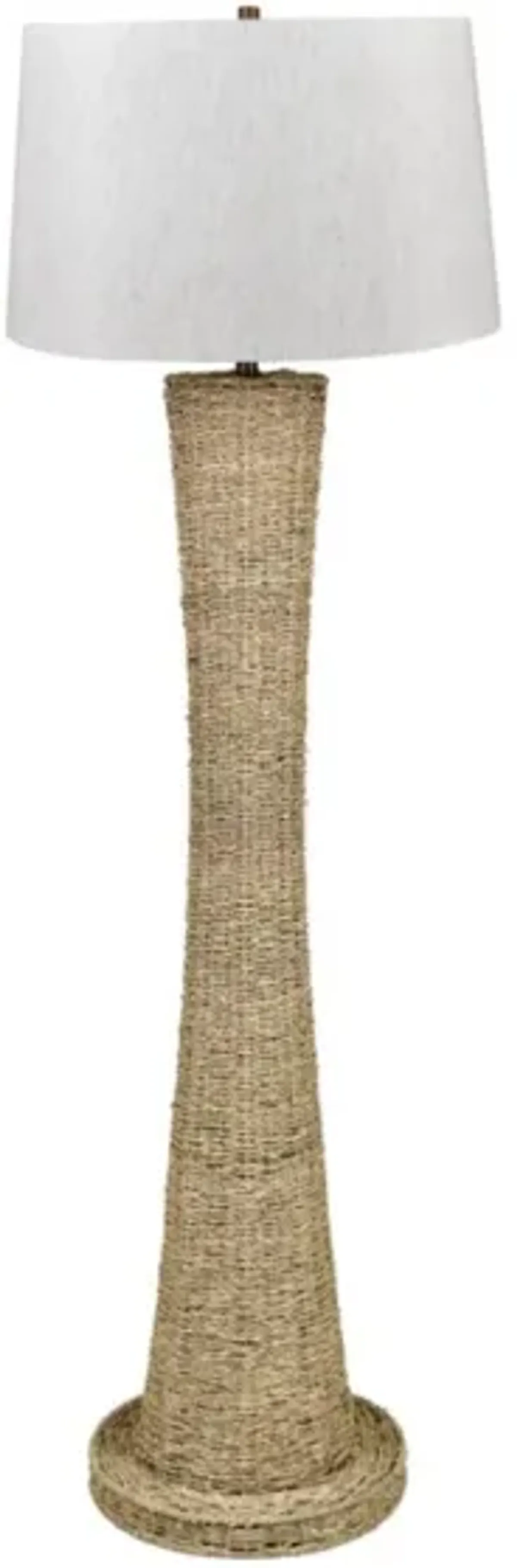 Rattan Floor Lamp 66"H