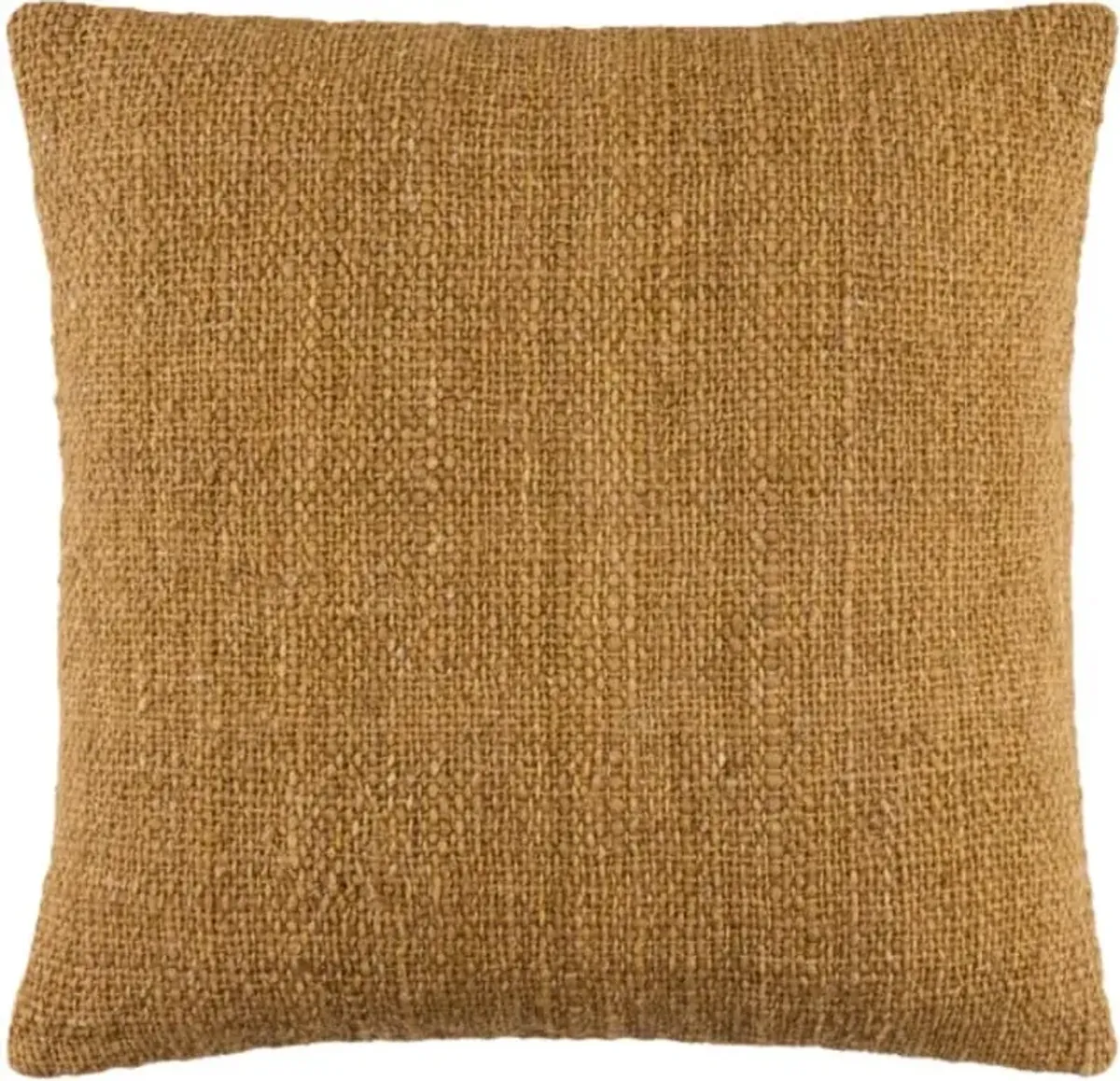 Camel Wool Poly Pillow 18"W x 18"H