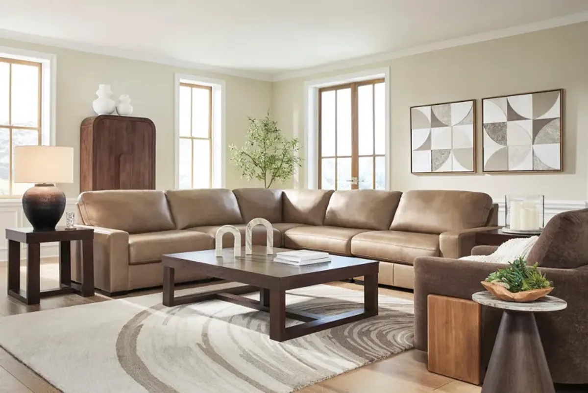 Alexa 5-Pc. Leather Sectional