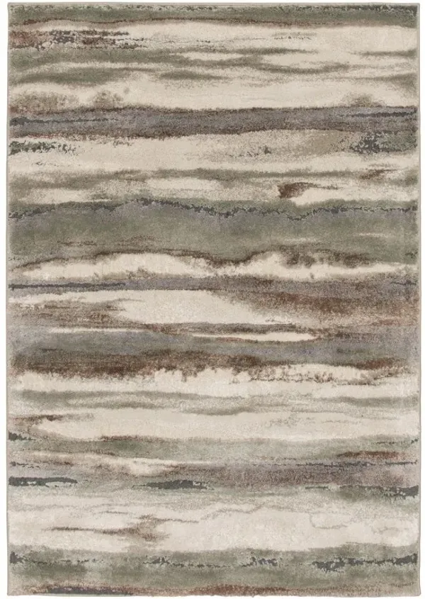 Stonington Coconut/Sage Area Rug 7'10"W x 9'10"L