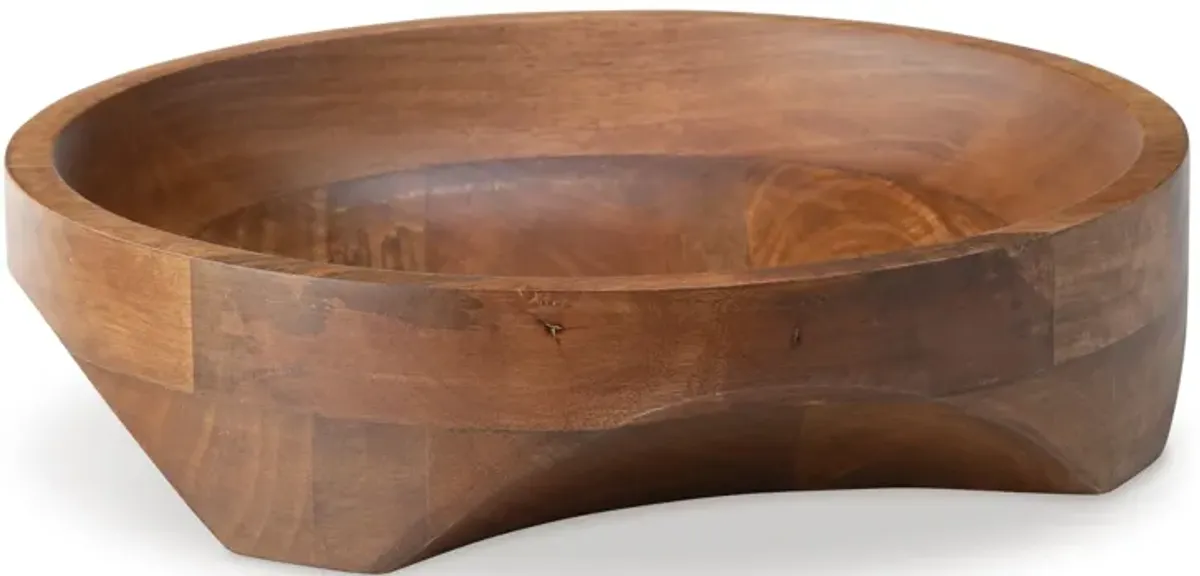 Wood Bowl 14"W x 3.5"H