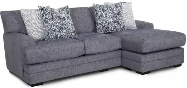 Larken Reversible Chaise Sofa in Mineral