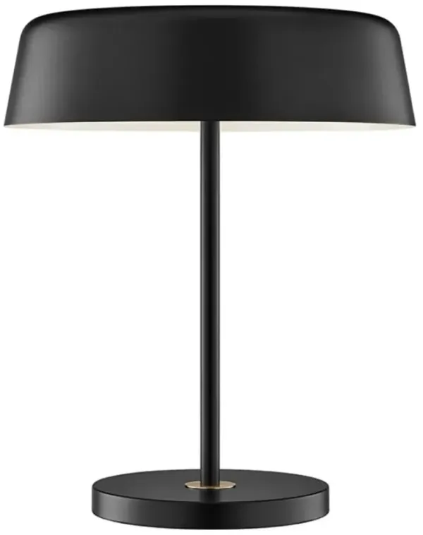 Black Metal Desk Lamp 19"H