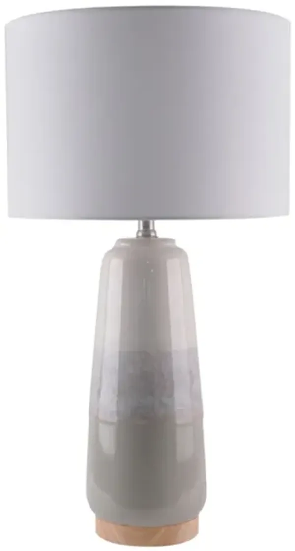 Pastel Ceramic Table Lamp 28.5"H
