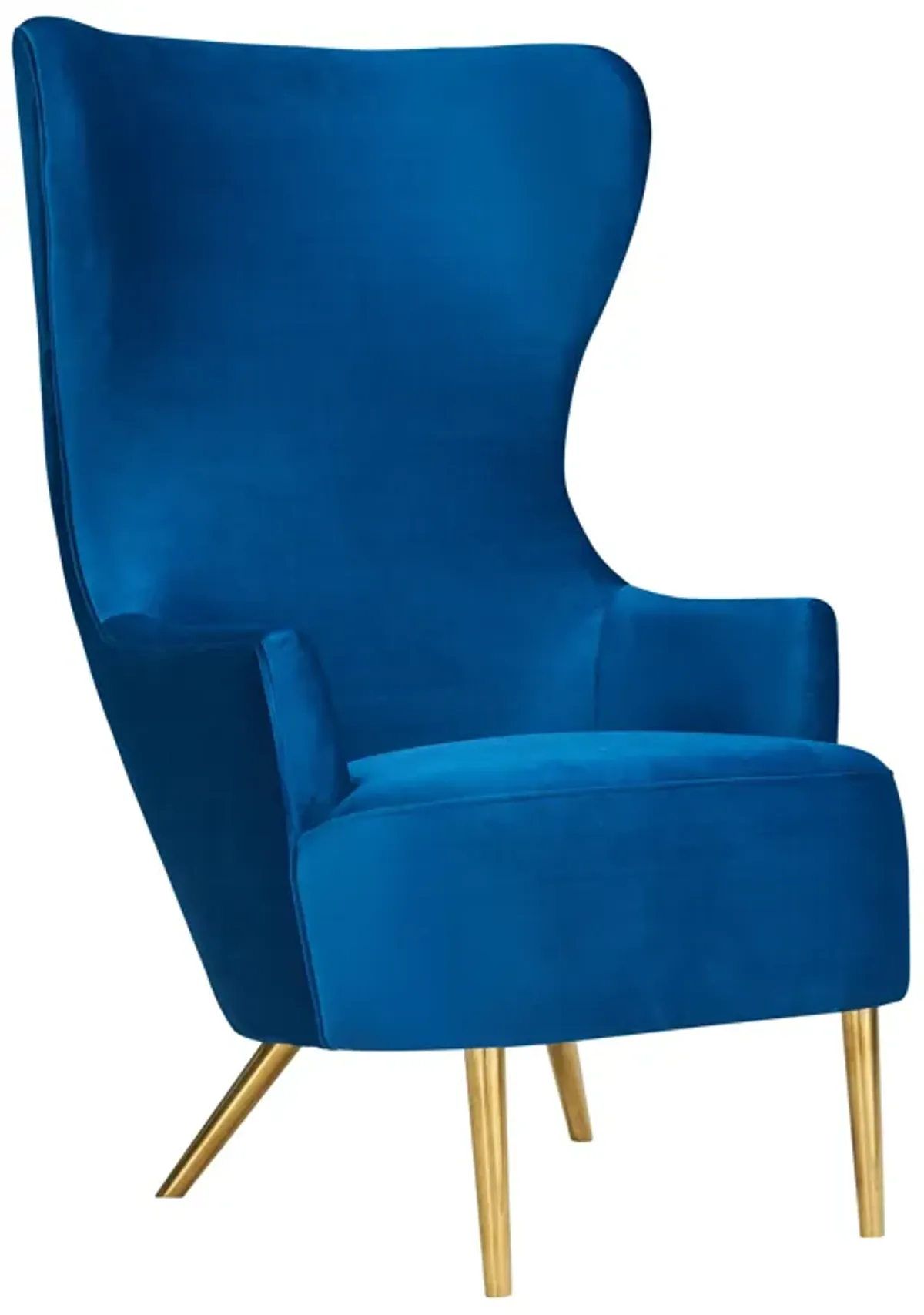 Julia Navy Wingback Chair