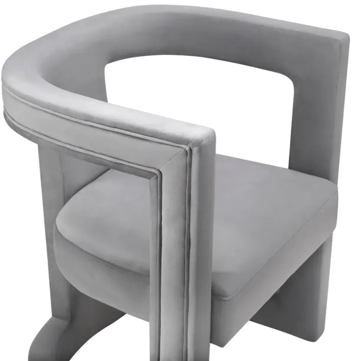 Ada Grey Velvet Chair