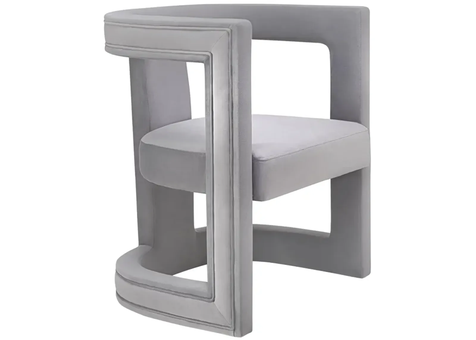 Ada Grey Velvet Chair