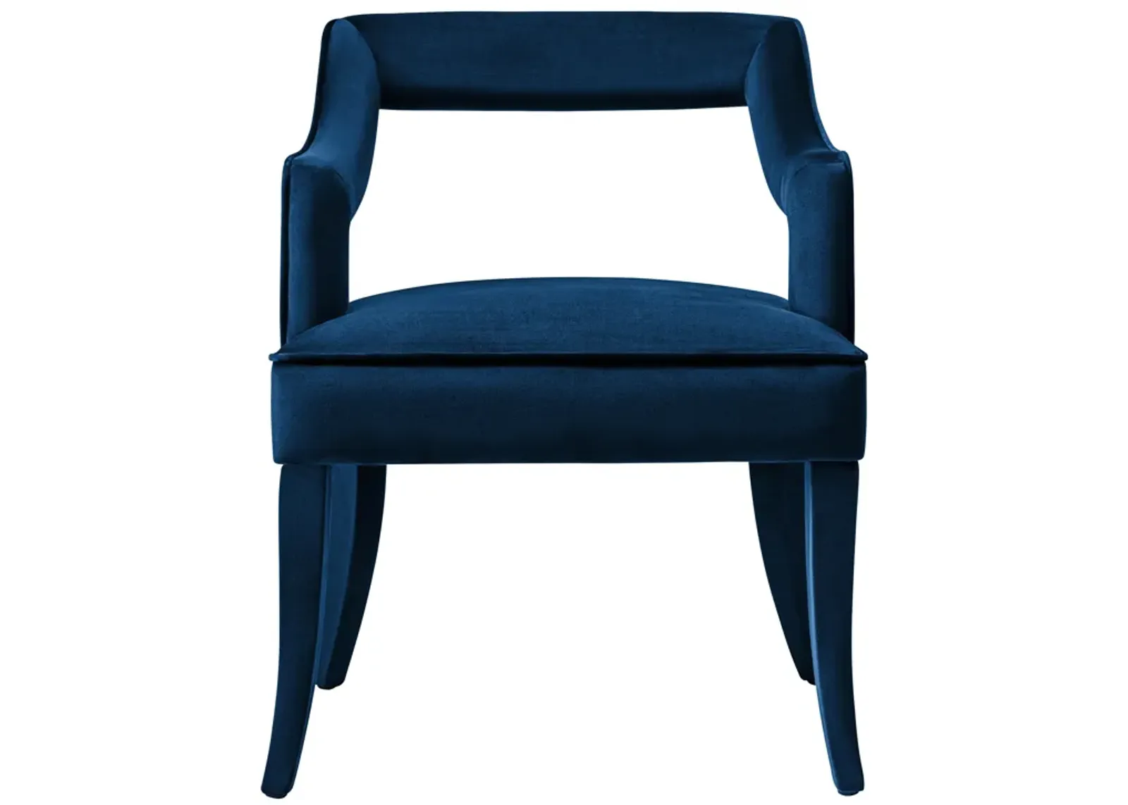 Tiffany Navy Velvet Chair