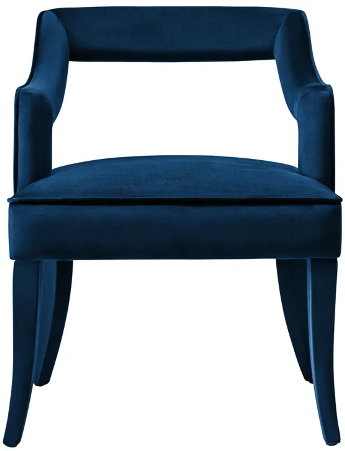 Tiffany Navy Velvet Chair