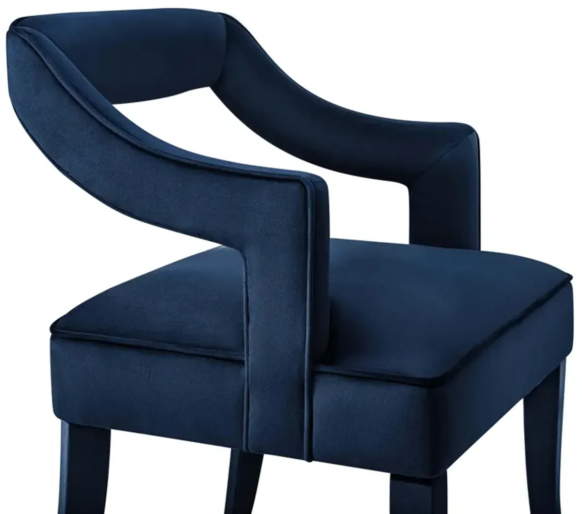 Tiffany Navy Velvet Chair