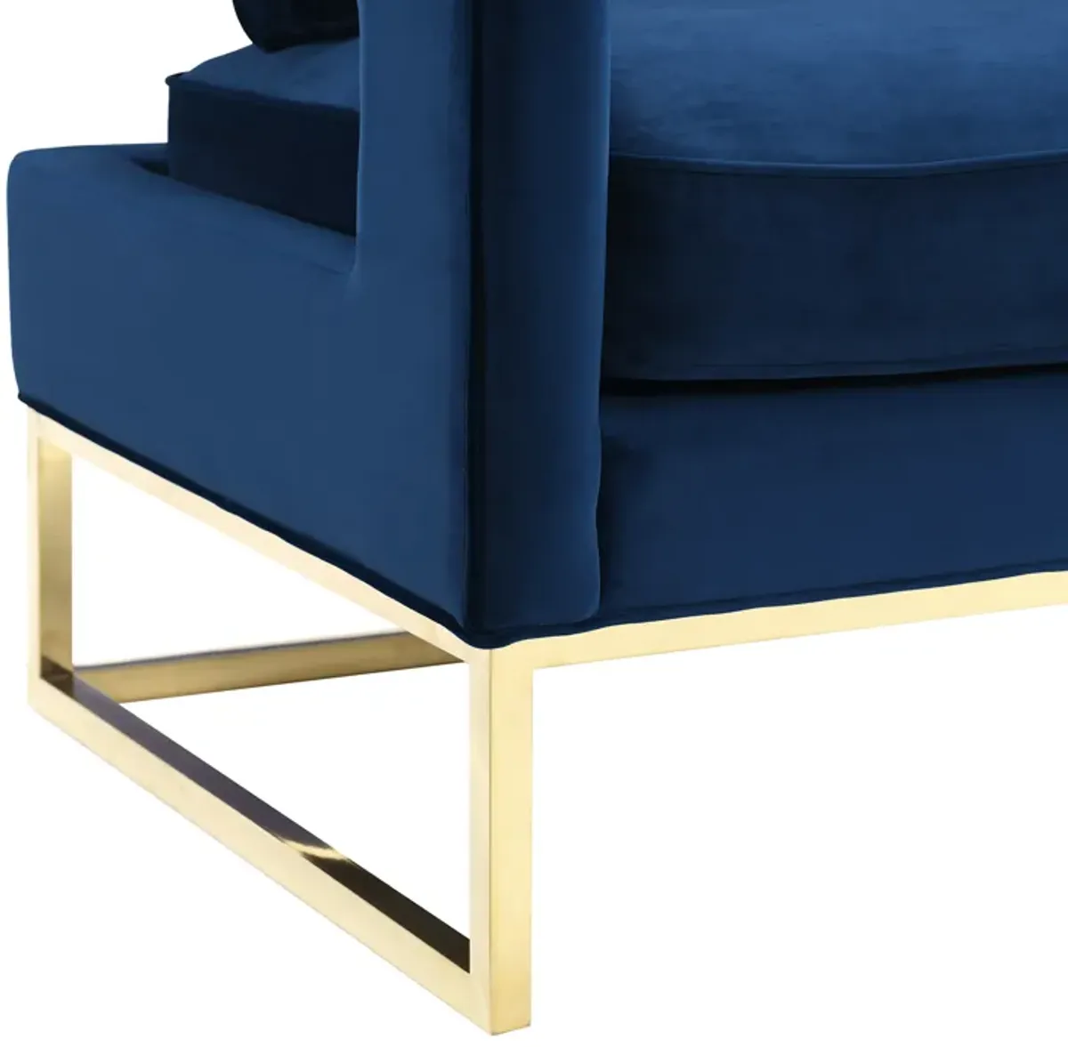 Avery Navy Velvet Chair