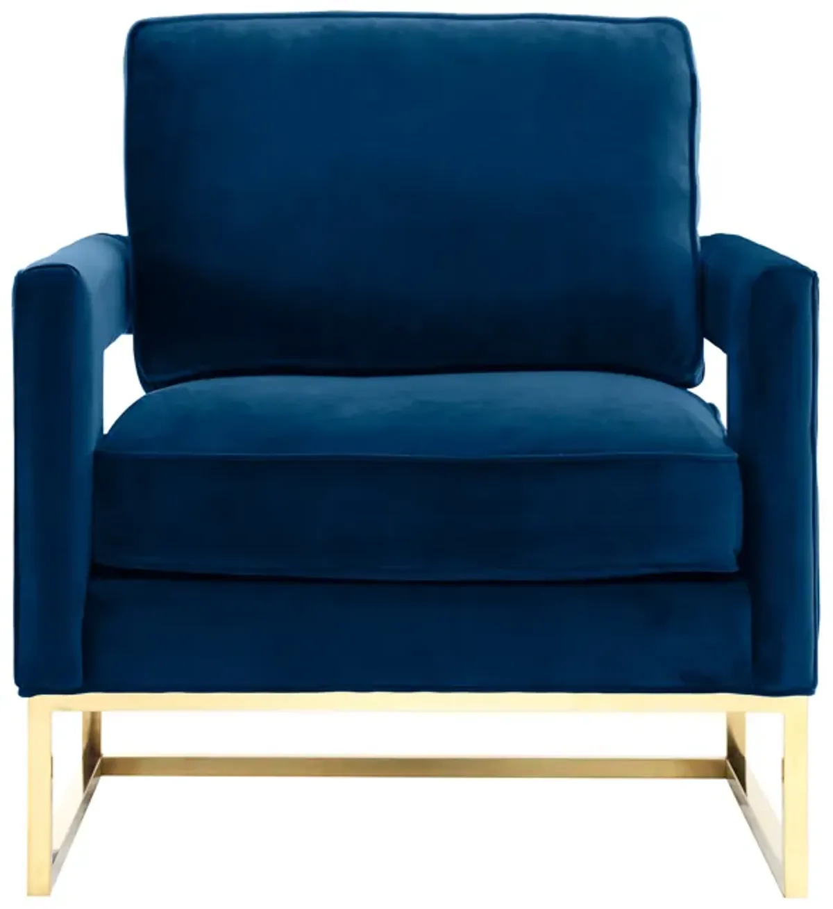 Avery Navy Velvet Chair