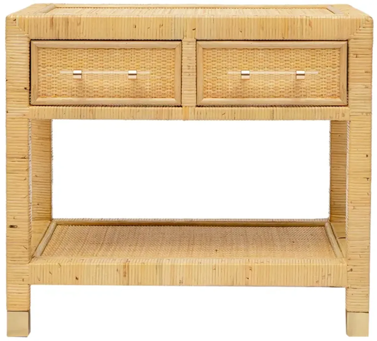 Amara Natural Rattan Nightstand