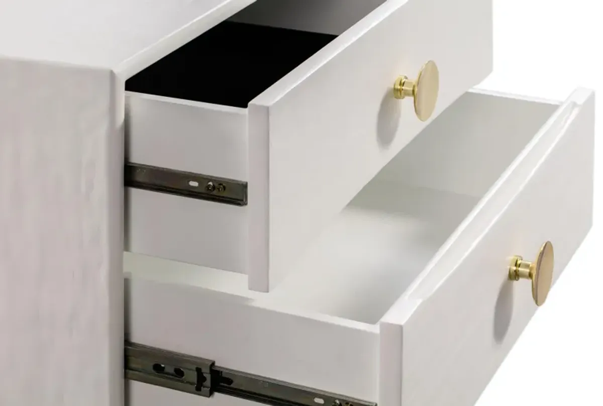 Divine White Nightstand