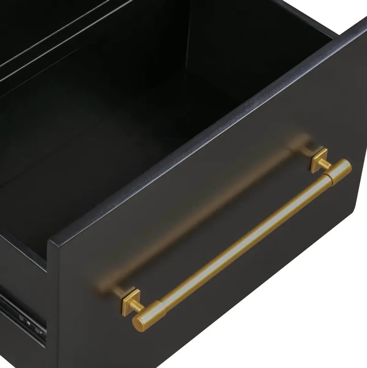 Libre Black Nightstand