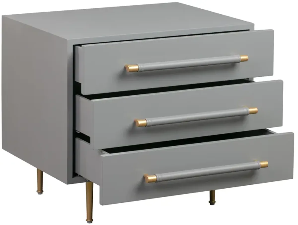 Trident Grey Nightstand