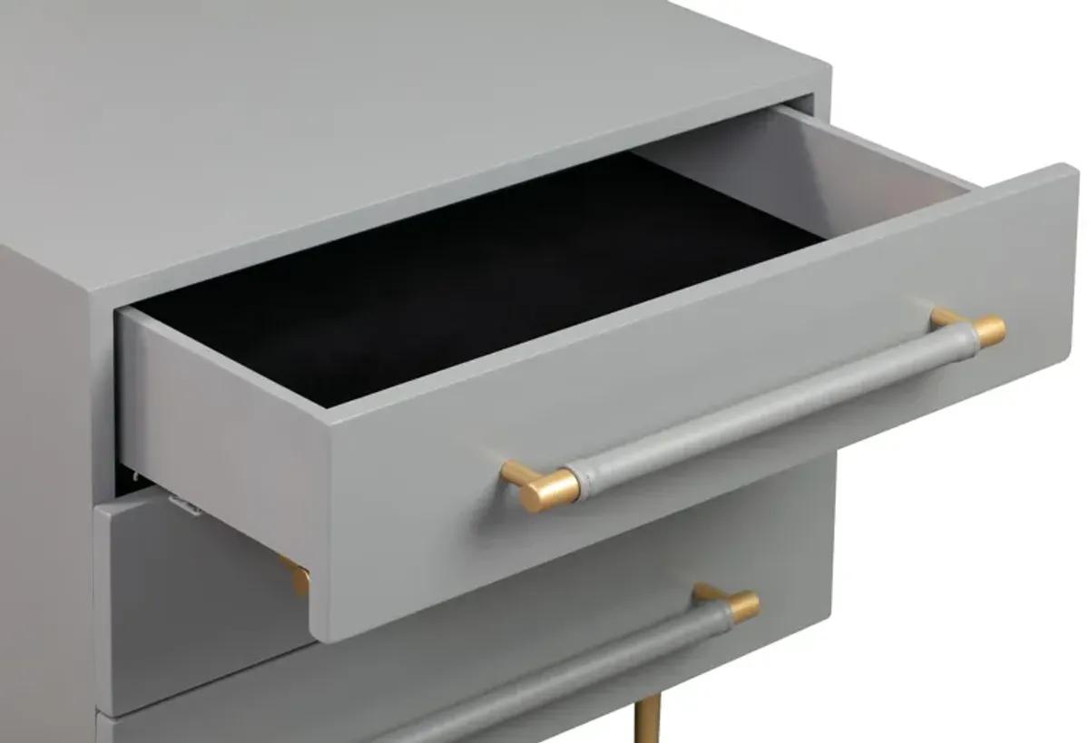 Trident Grey Nightstand