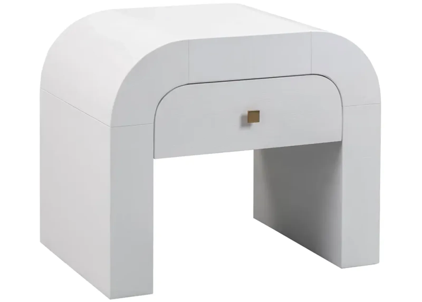 Hump White Nightstand