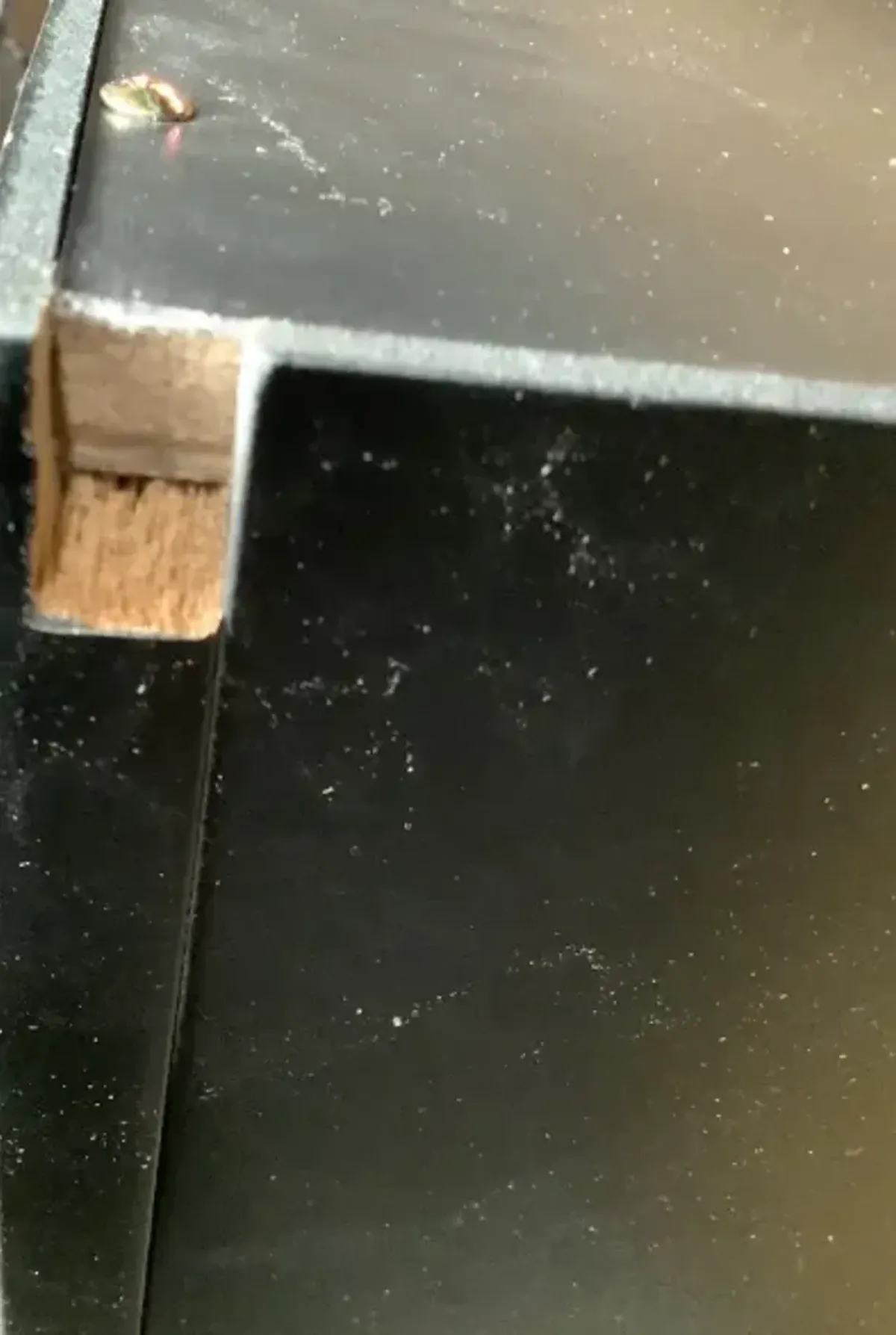 Trident Black Nightstand