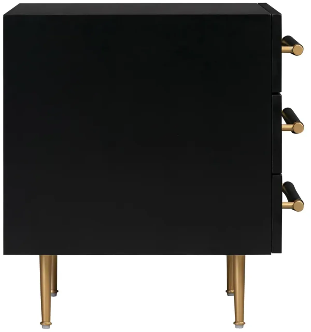 Trident Black Nightstand