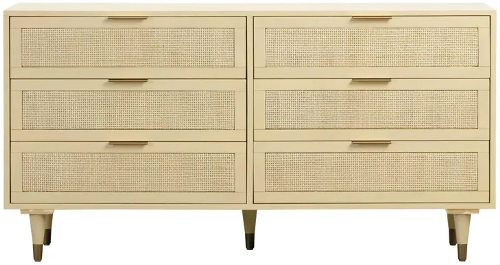 Sierra Buttermilk 6 Drawer Dresser