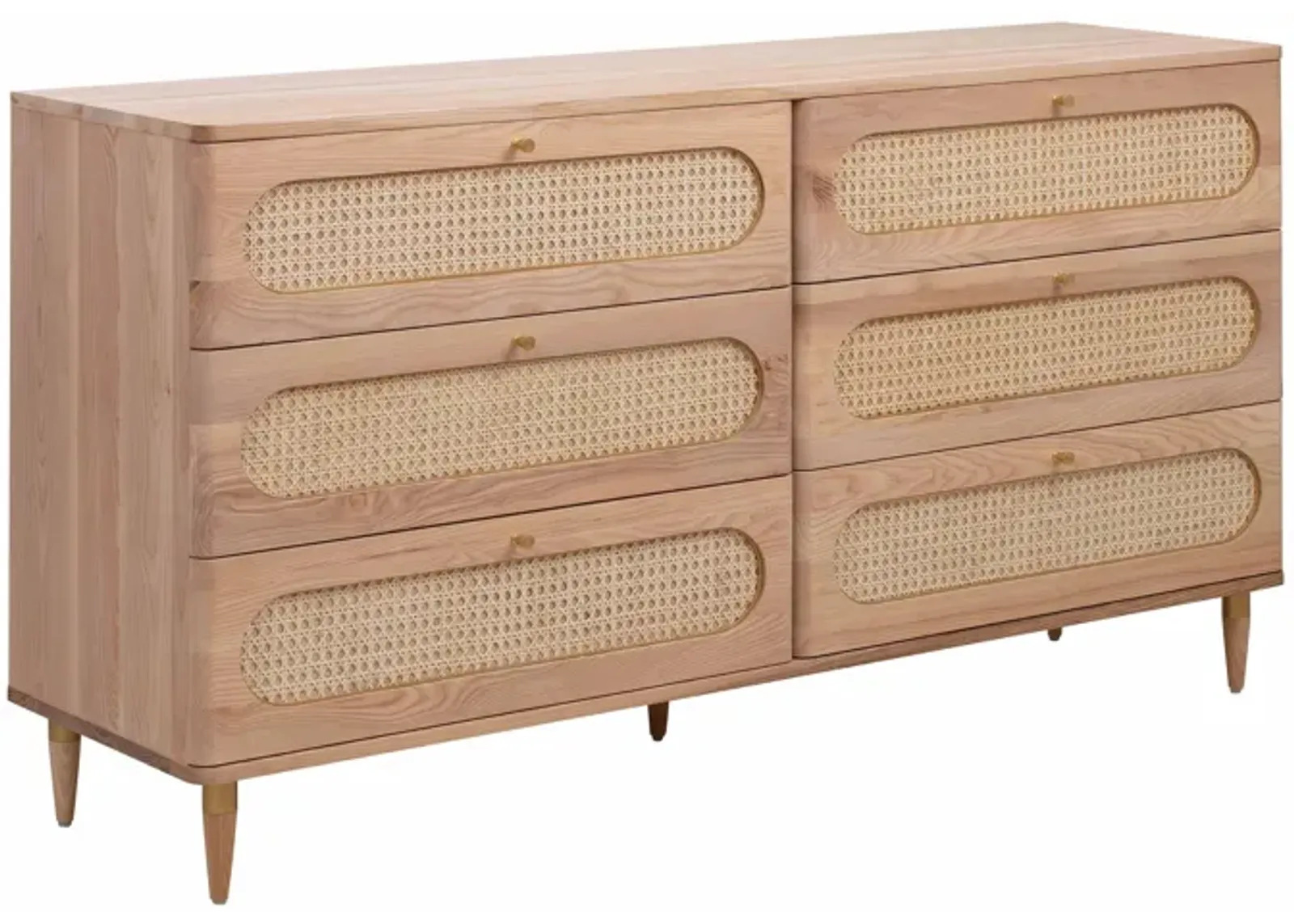 Carmen Cane 6 Drawer Dresser