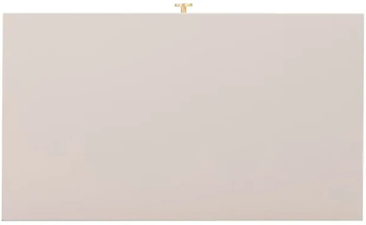 Suzie Cream & Rattan Nightstand