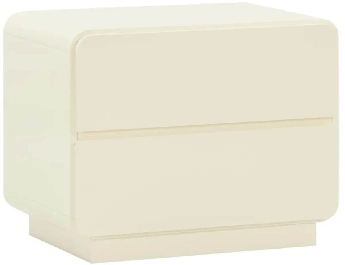 Sagura Cream Nightstand