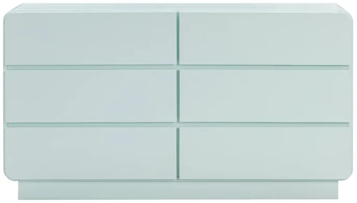 Sagura Blue 6-Drawer Dresser