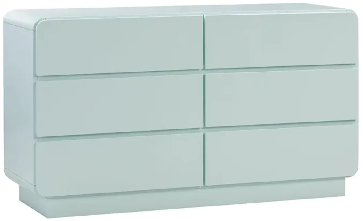 Sagura Blue 6-Drawer Dresser