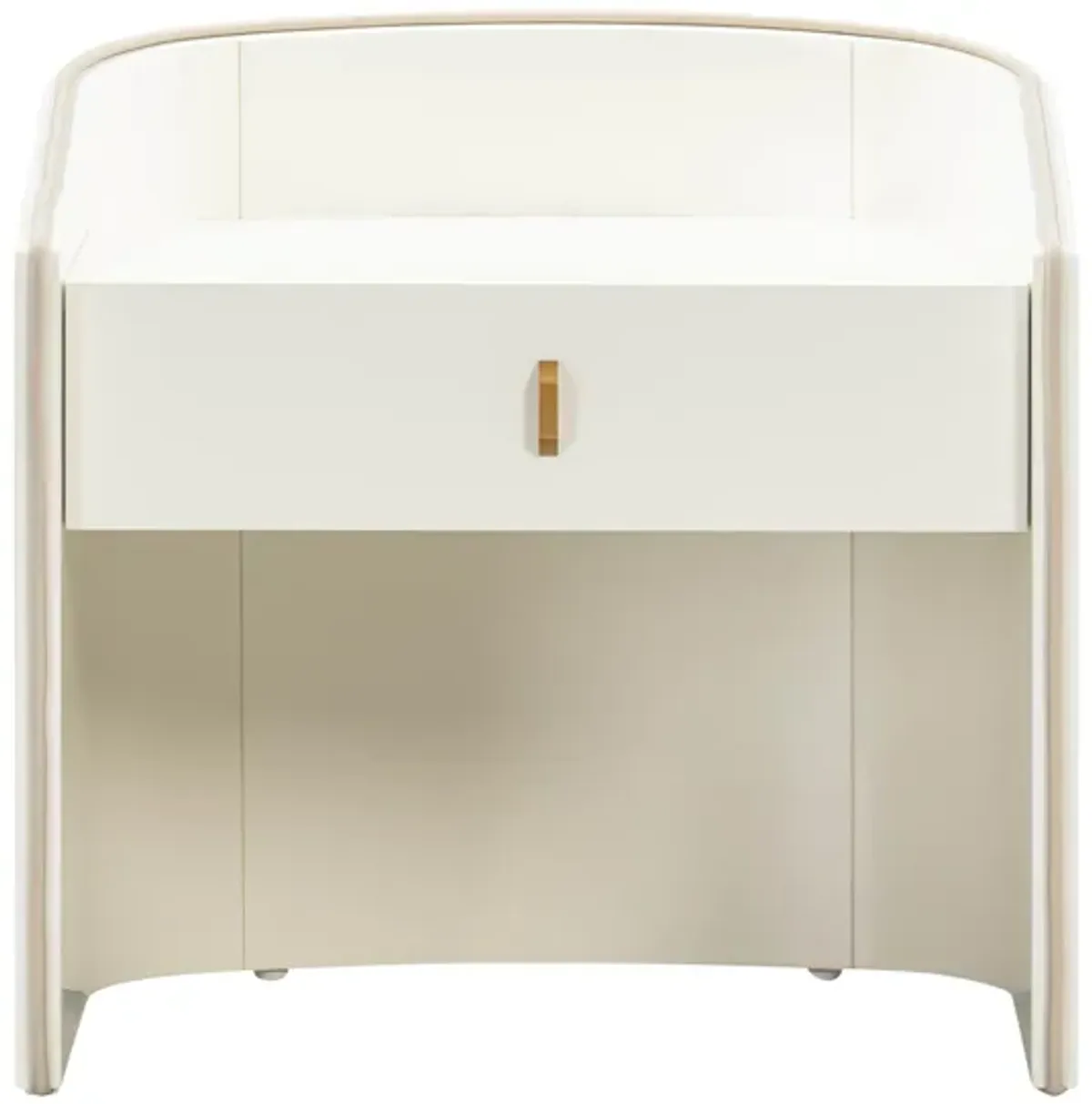 Collins Cream Lacquer Nightstand