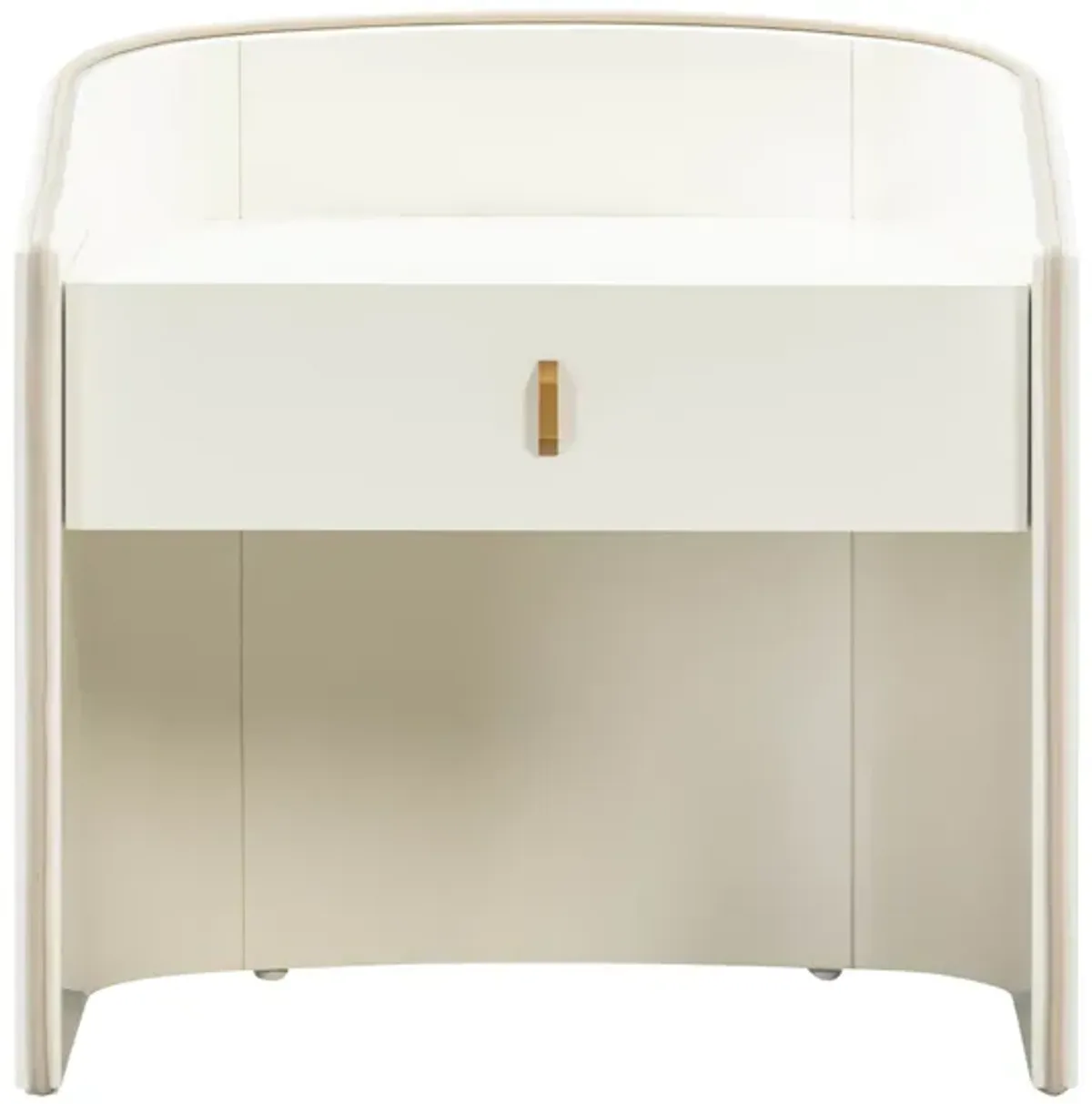 Collins Cream Lacquer Nightstand